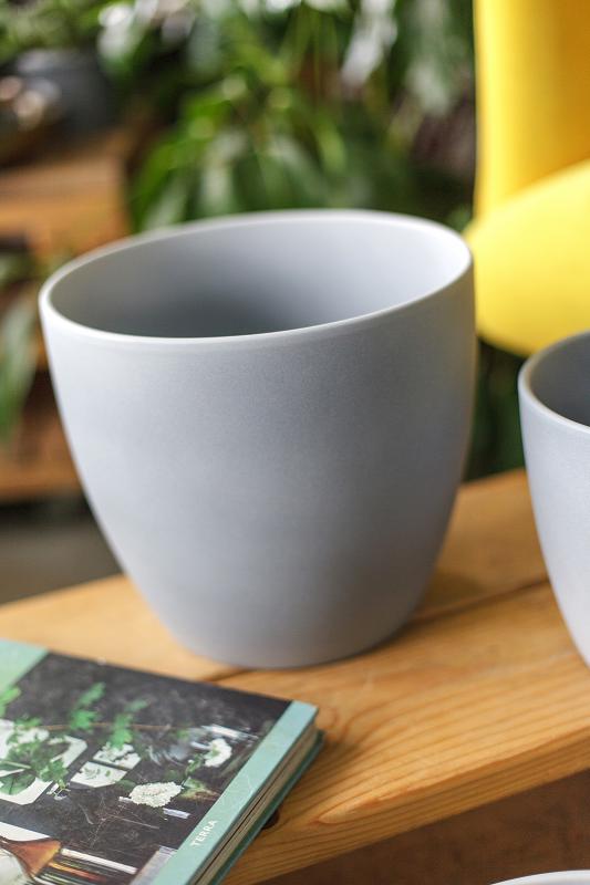 Коллекция кашпо для растений серый камень 920