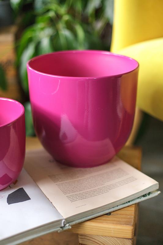 Коллекция кашпо для растений фуксия Tusca