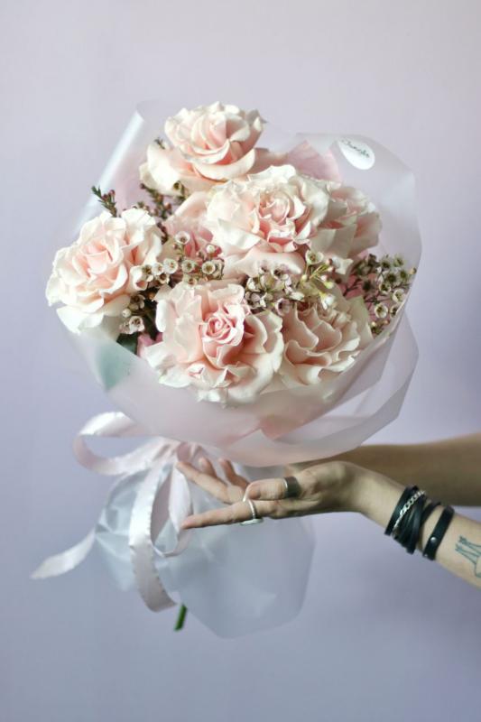 Букет Французских роз А0025